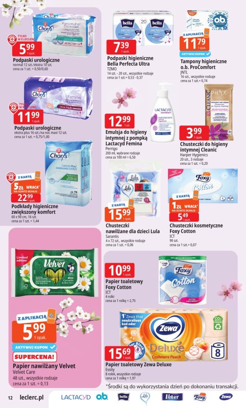 Leclerc - gazetka promocyjna Oferta E.Leclerc od wtorku 06.05 do soboty 17.05 - strona 12
