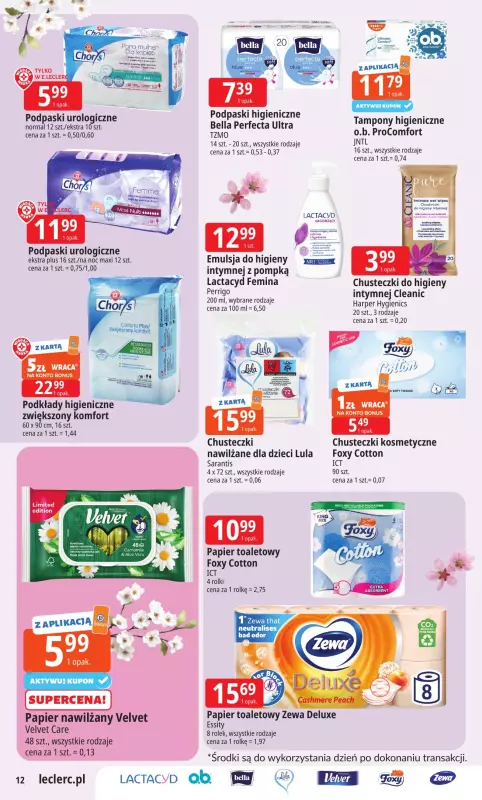 Leclerc - gazetka promocyjna Oferta E.Leclerc od wtorku 06.05 do soboty 17.05 - strona 12