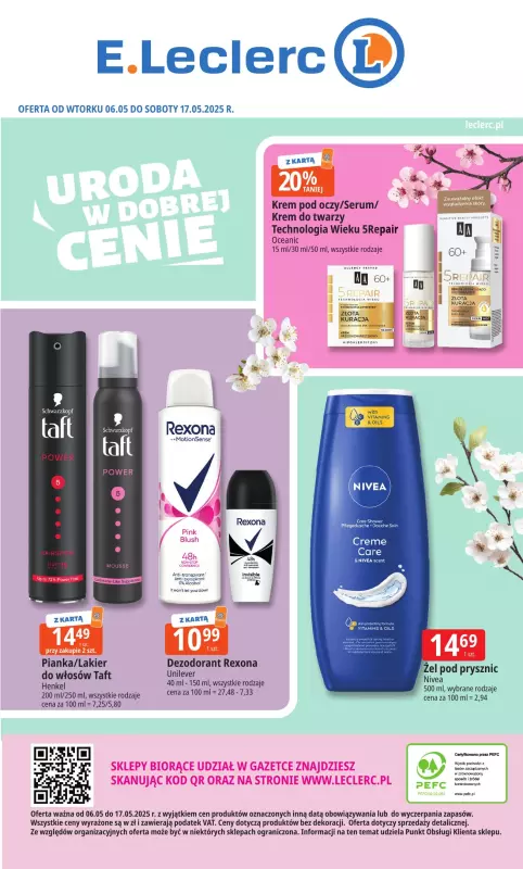Leclerc - gazetka promocyjna Oferta E.Leclerc od wtorku 06.05 do soboty 17.05