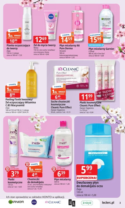 Leclerc - gazetka promocyjna Oferta E.Leclerc od wtorku 06.05 do soboty 17.05 - strona 3