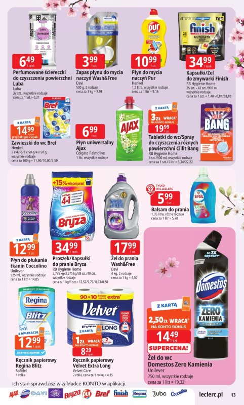 Leclerc - gazetka promocyjna Oferta E.Leclerc od wtorku 06.05 do soboty 17.05 - strona 13