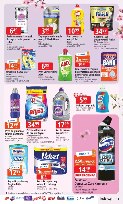 Leclerc - gazetka promocyjna Oferta E.Leclerc od wtorku 06.05 do soboty 17.05 - strona 13
