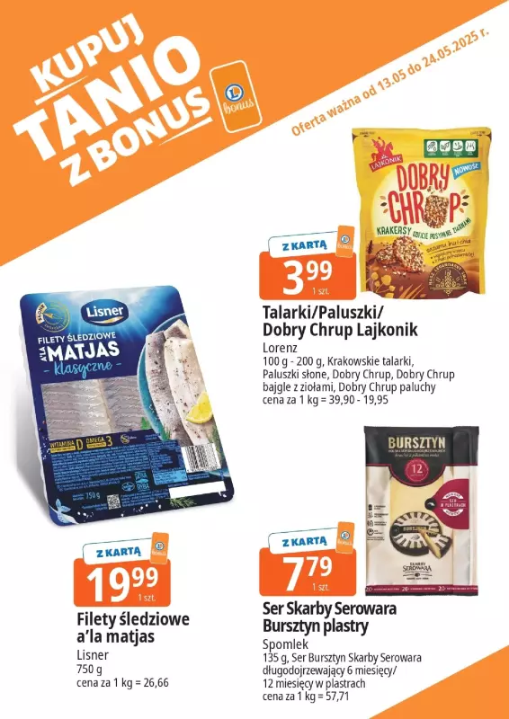 Leclerc - gazetka promocyjna Oferta E.Leclerc | Bonus skanujesz, kasę zyskujesz! od wtorku 13.05 do soboty 24.05 - strona 6