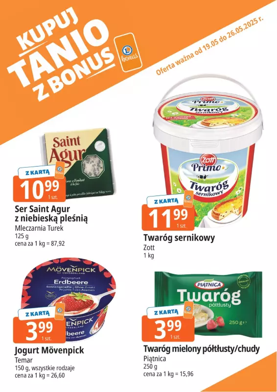 Leclerc - gazetka promocyjna Oferta E.Leclerc I Bonus skanujesz, kasę zyskujesz od poniedziałku 19.05 do poniedziałku 26.05 - strona 6