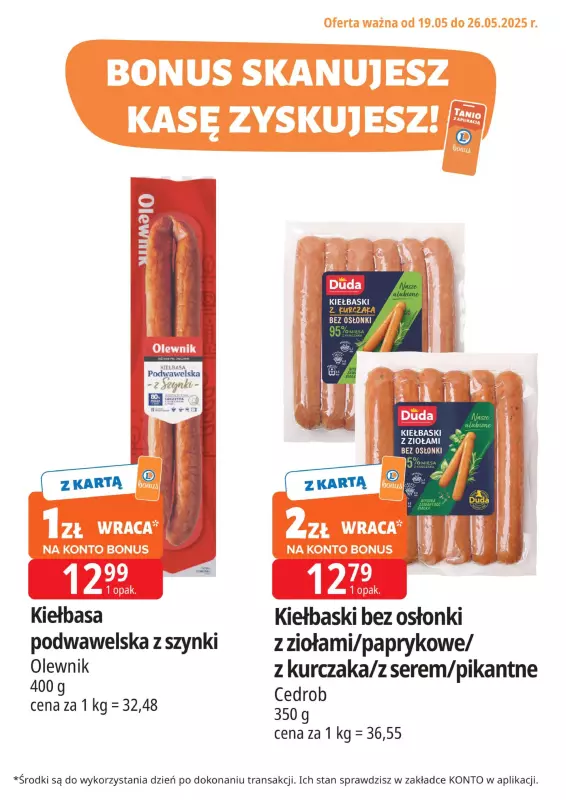 Leclerc - gazetka promocyjna Oferta E.Leclerc I Bonus skanujesz, kasę zyskujesz   - strona 3