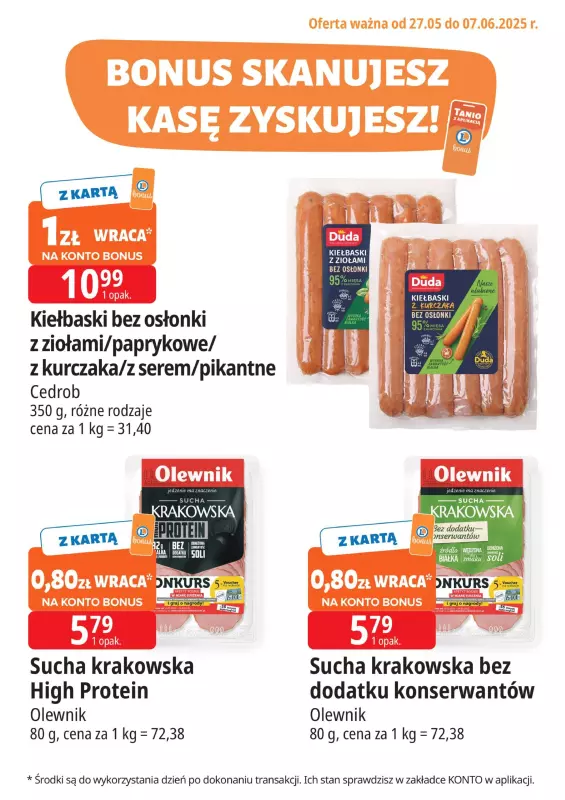 Leclerc - gazetka promocyjna Oferta E.Leclerc I Bonus skanujesz, kasę zyskujesz   - strona 2