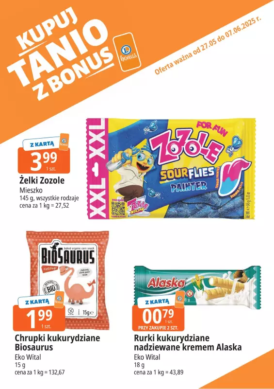 Leclerc - gazetka promocyjna Oferta E.Leclerc I Bonus skanujesz, kasę zyskujesz od wtorku 27.05 do soboty 07.06 - strona 12