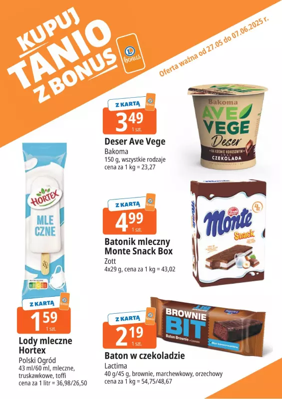 Leclerc - gazetka promocyjna Oferta E.Leclerc I Bonus skanujesz, kasę zyskujesz od wtorku 27.05 do soboty 07.06 - strona 6