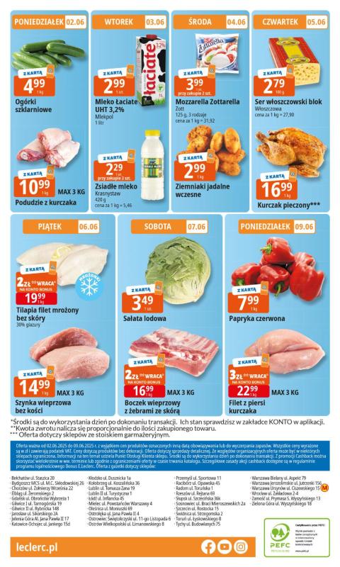 Leclerc - gazetka promocyjna Oferta E.Leclerc I 30 lat najlepszych wyborów od poniedziałku 02.06 do poniedziałku 09.06 - strona 23