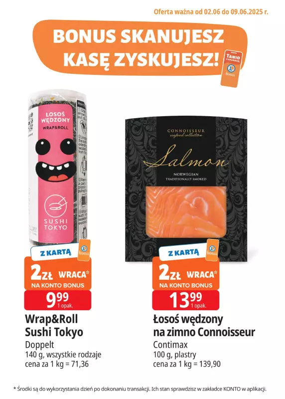Leclerc - gazetka promocyjna Oferta E.Leclerc I Bonus skanujesz, kasę zyskujesz   - strona 2