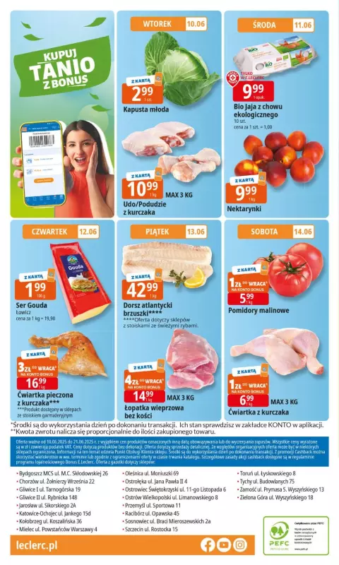 Leclerc - gazetka promocyjna Oferta E.Leclerc I 30 lat najlepszych wyborów od wtorku 10.06 do soboty 21.06 - strona 24