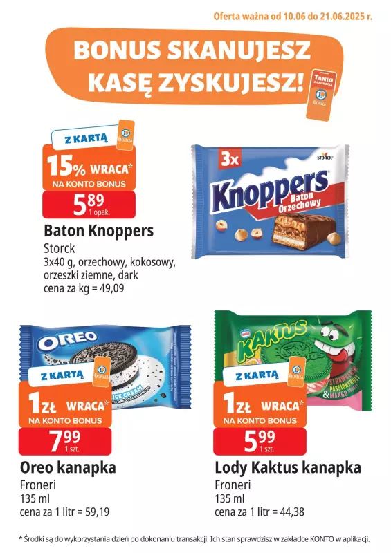 Leclerc - gazetka promocyjna Oferta E.Leclerc I Bonus skanujesz, kasę zyskujesz   - strona 3