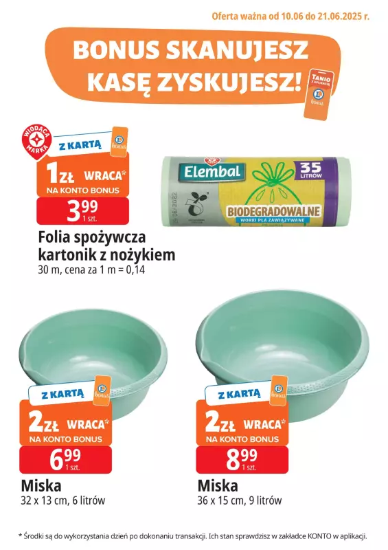 Leclerc - gazetka promocyjna Oferta E.Leclerc I Bonus skanujesz, kasę zyskujesz od wtorku 10.06 do soboty 21.06 - strona 5