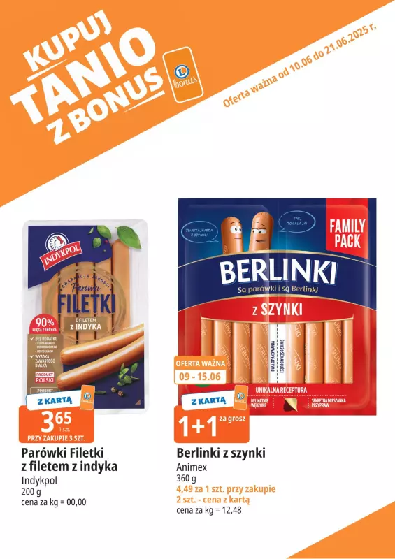 Leclerc - gazetka promocyjna Oferta E.Leclerc I Bonus skanujesz, kasę zyskujesz od wtorku 10.06 do soboty 21.06 - strona 11