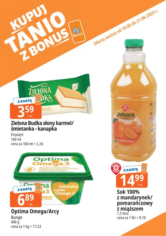 Leclerc - gazetka promocyjna Oferta E.Leclerc I Bonus skanujesz, kasę zyskujesz od wtorku 10.06 do soboty 21.06 - strona 9