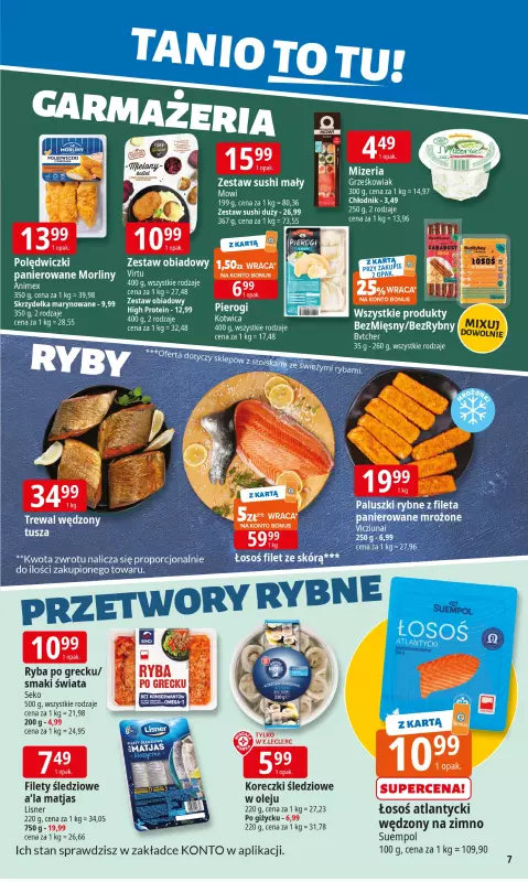 Leclerc - gazetka promocyjna Oferta E.Leclerc I Tanio to tu! od poniedziałku 16.06 do poniedziałku 23.06 - strona 7