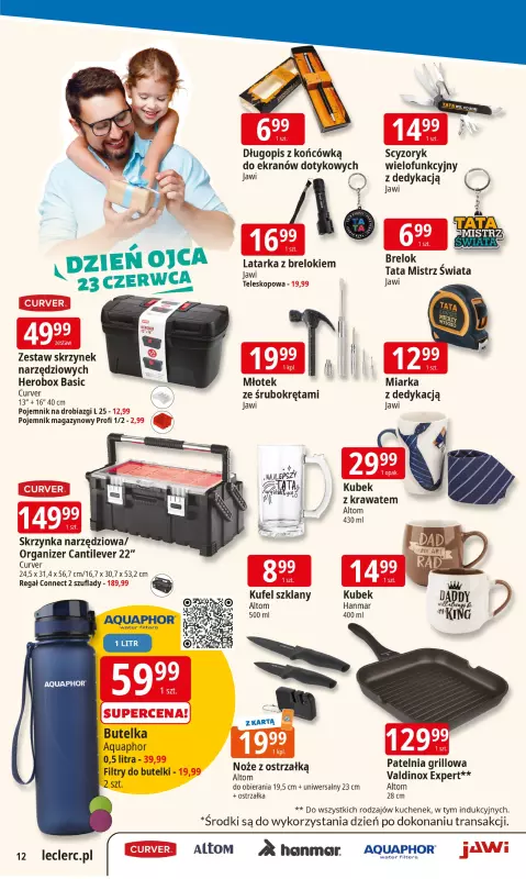Leclerc - gazetka promocyjna Oferta E.Leclerc I Tanio to tu! od poniedziałku 16.06 do poniedziałku 23.06 - strona 12