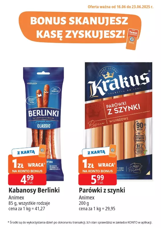 Leclerc - gazetka promocyjna Oferta E.Leclerc I Bonus skanujesz, kasę zyskujesz   - strona 3
