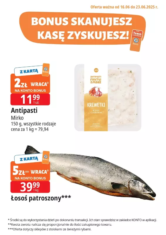 Leclerc - gazetka promocyjna Oferta E.Leclerc I Bonus skanujesz, kasę zyskujesz   - strona 2