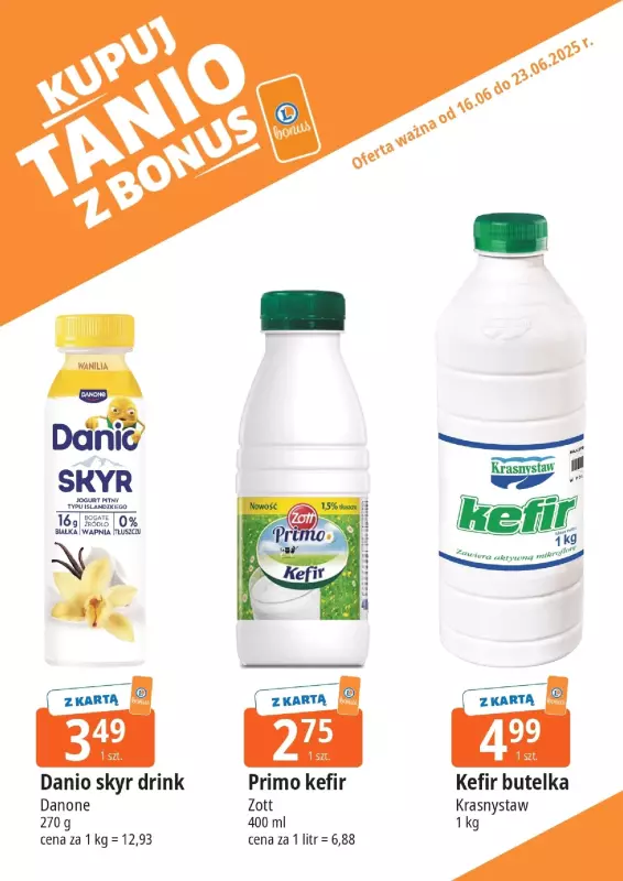 Leclerc - gazetka promocyjna Oferta E.Leclerc I Bonus skanujesz, kasę zyskujesz od poniedziałku 16.06 do poniedziałku 23.06 - strona 10