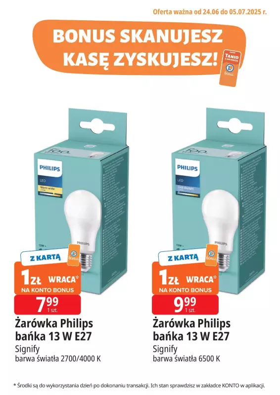 Leclerc - gazetka promocyjna Oferta E.Leclerc I Bonus skanujesz, kasę zyskujesz od wtorku 24.06 do niedzieli 29.06 - strona 3
