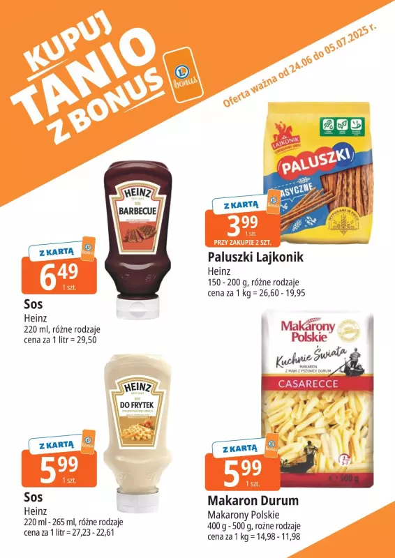 Leclerc - gazetka promocyjna Oferta E.Leclerc I Bonus skanujesz, kasę zyskujesz od wtorku 24.06 do niedzieli 29.06 - strona 11