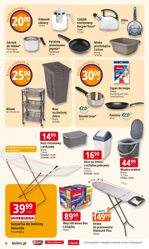 Leclerc - gazetka promocyjna Oferta E.Leclerc I Wybór w dobrej cenie od wtorku 24.06 do soboty 05.07 - strona 12