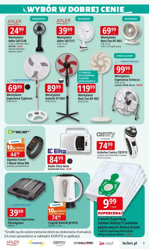 Leclerc - gazetka promocyjna Oferta E.Leclerc I Wybór w dobrej cenie od wtorku 24.06 do soboty 05.07 - strona 7