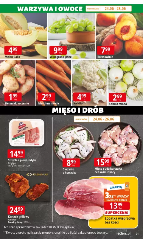 Leclerc - gazetka promocyjna Oferta E.Leclerc I Wybór w dobrej cenie od wtorku 24.06 do soboty 05.07 - strona 21