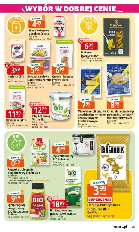 Leclerc - gazetka promocyjna Oferta E.Leclerc I Wybór w dobrej cenie od wtorku 24.06 do soboty 05.07 - strona 25