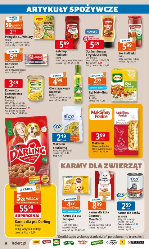 Leclerc - gazetka promocyjna Oferta E.Leclerc I Wybór w dobrej cenie od wtorku 24.06 do soboty 05.07 - strona 28