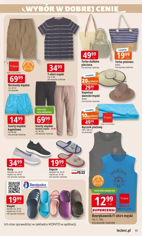 Leclerc - gazetka promocyjna Oferta E.Leclerc I Wybór w dobrej cenie od wtorku 24.06 do soboty 05.07 - strona 17