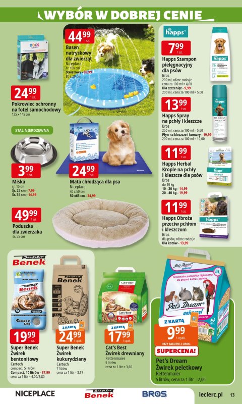 Leclerc - gazetka promocyjna Oferta E.Leclerc I Wybór w dobrej cenie od wtorku 24.06 do soboty 05.07 - strona 13