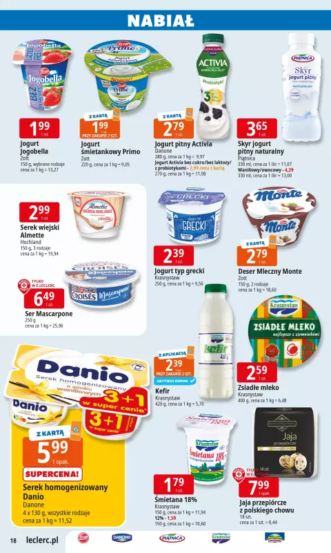 Leclerc - gazetka promocyjna Oferta E.Leclerc I Wybór w dobrej cenie od wtorku 24.06 do soboty 05.07 - strona 18