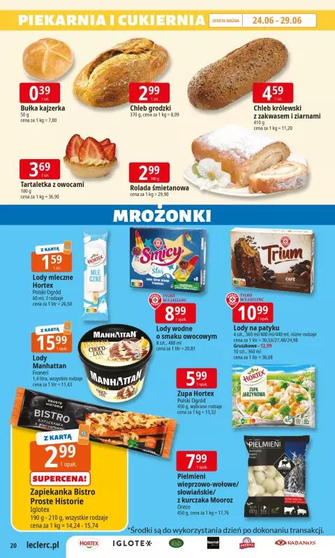 Leclerc - gazetka promocyjna Oferta E.Leclerc I Wybór w dobrej cenie od wtorku 24.06 do soboty 05.07 - strona 20