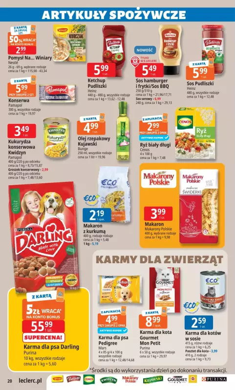 Leclerc - gazetka promocyjna Oferta E.Leclerc I Wybór w dobrej cenie od wtorku 24.06 do soboty 05.07 - strona 20