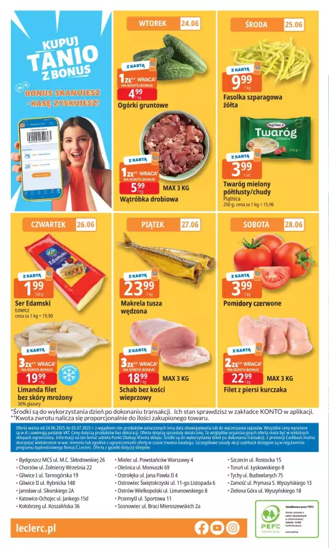 Leclerc - gazetka promocyjna Oferta E.Leclerc I Wybór w dobrej cenie od wtorku 24.06 do soboty 05.07 - strona 24