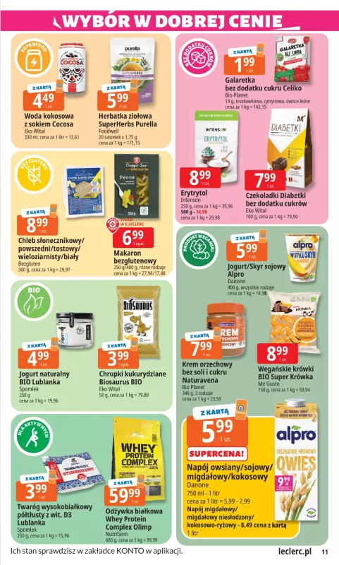 Leclerc - gazetka promocyjna Oferta E.Leclerc I Wybór w dobrej cenie od wtorku 24.06 do soboty 05.07 - strona 11