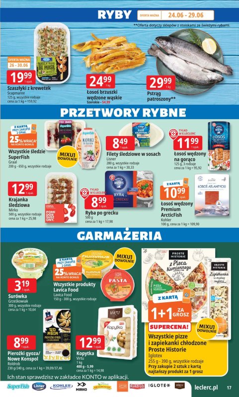 Leclerc - gazetka promocyjna Oferta E.Leclerc I Wybór w dobrej cenie od wtorku 24.06 do soboty 05.07 - strona 17