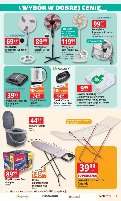 Leclerc - gazetka promocyjna Oferta E.Leclerc I Wybór w dobrej cenie   - strona 3