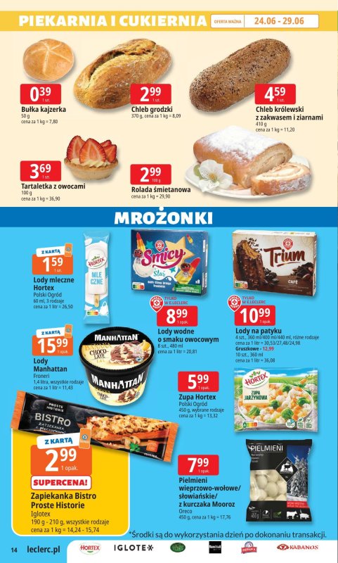 Leclerc - gazetka promocyjna Oferta E.Leclerc I Wybór w dobrej cenie od wtorku 24.06 do soboty 05.07 - strona 14