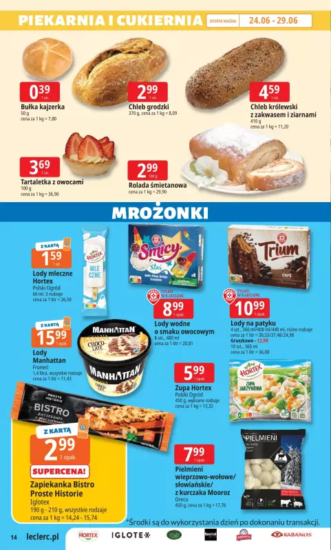 Leclerc - gazetka promocyjna Oferta E.Leclerc I Wybór w dobrej cenie od wtorku 24.06 do soboty 05.07 - strona 14
