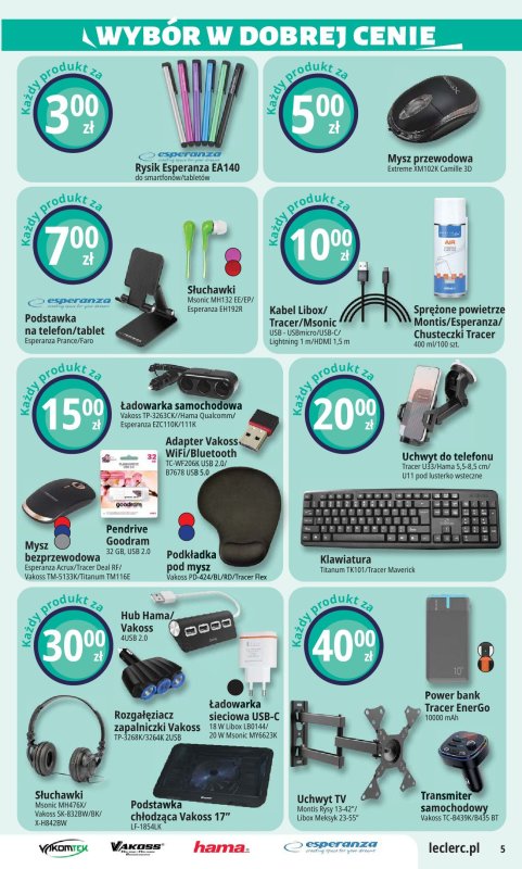 Leclerc - gazetka promocyjna Oferta E.Leclerc I Wybór w dobrej cenie od wtorku 24.06 do soboty 05.07 - strona 5