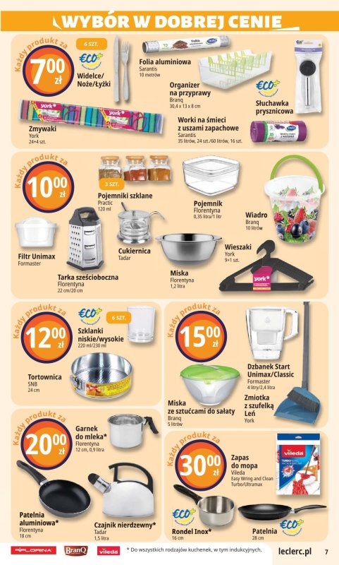 Leclerc - gazetka promocyjna Oferta E.Leclerc I Wybór w dobrej cenie od wtorku 24.06 do soboty 05.07 - strona 7