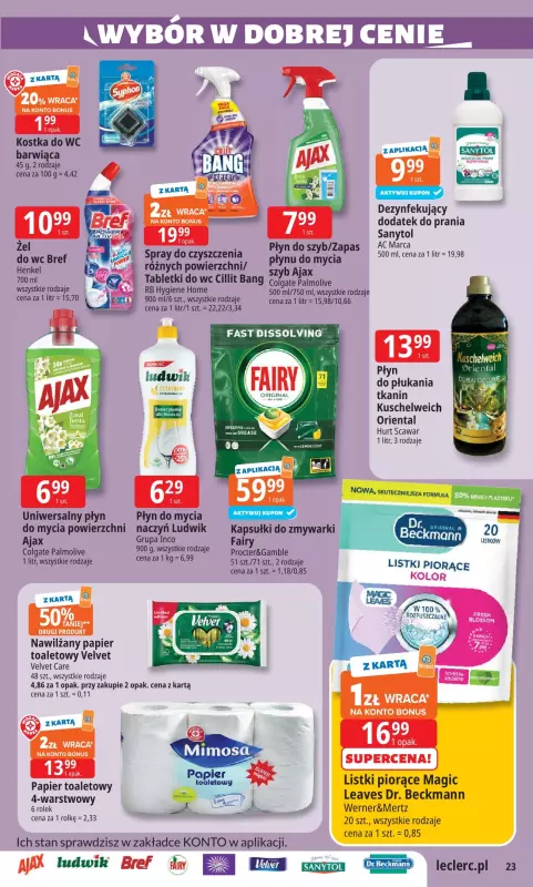 Leclerc - gazetka promocyjna Oferta E.Leclerc I Wybór w dobrej cenie od wtorku 24.06 do soboty 05.07 - strona 23