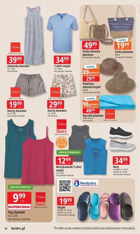 Leclerc - gazetka promocyjna Oferta E.Leclerc I Wybór w dobrej cenie od wtorku 24.06 do soboty 05.07 - strona 10