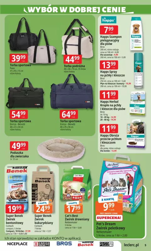 Leclerc - gazetka promocyjna Oferta E.Leclerc I Wybór w dobrej cenie od wtorku 24.06 do soboty 05.07 - strona 9