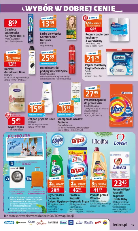 Leclerc - gazetka promocyjna Oferta E.Leclerc I Śródziemnomorskie smaki od poniedziałku 30.06 do poniedziałku 07.07 - strona 15