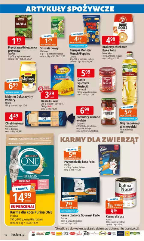 Leclerc - gazetka promocyjna Oferta E.Leclerc I Śródziemnomorskie smaki od poniedziałku 30.06 do poniedziałku 07.07 - strona 12