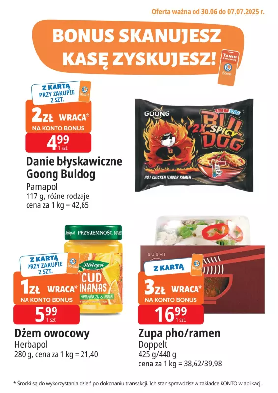 Leclerc - gazetka promocyjna Oferta E.Leclerc I Bonus skanujesz, kasę zyskujesz   - strona 2